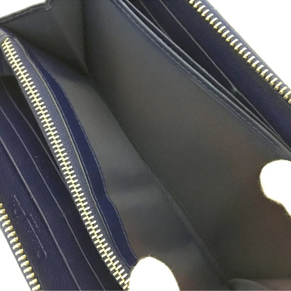 Christian Dior Cannage Patent Leather Zip Around Long Wallet /1K1761 - Picture 6 of 7